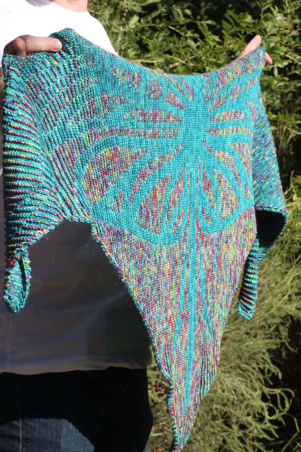 Dragonfly Shadow Shawl Pattern - Download