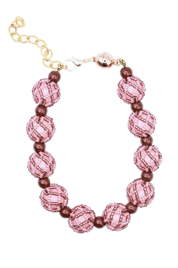 Beaded Bracelet - Swarovski & Japanese Beads  (J2133)
