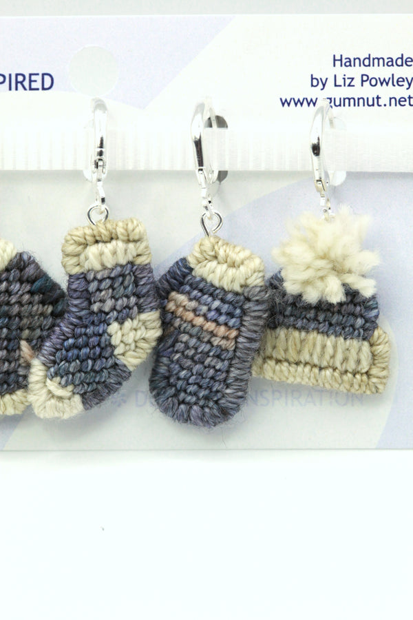 Needlepoint Stitch Markers - The House Dye fairy and forget me not (A1704)