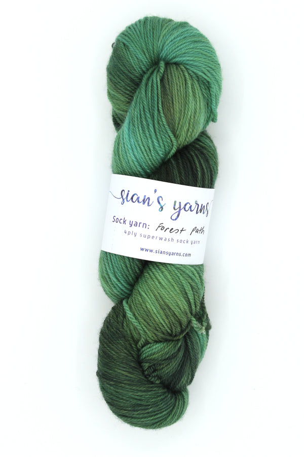 4ply Sock Yarn - Forest Path