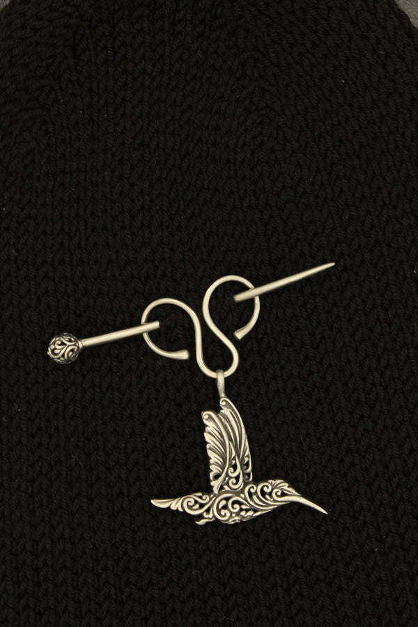 Shawl Lock Pin - Hummingbird