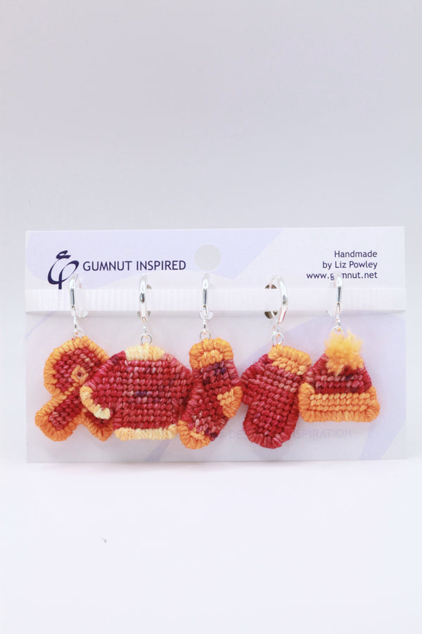 Needlepoint Stitch Markers - The Woolly Goose - Fire Dancer (A1705)
