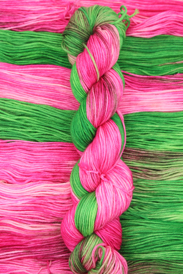 Merino 8ply - Flaming Mutant Flamingos