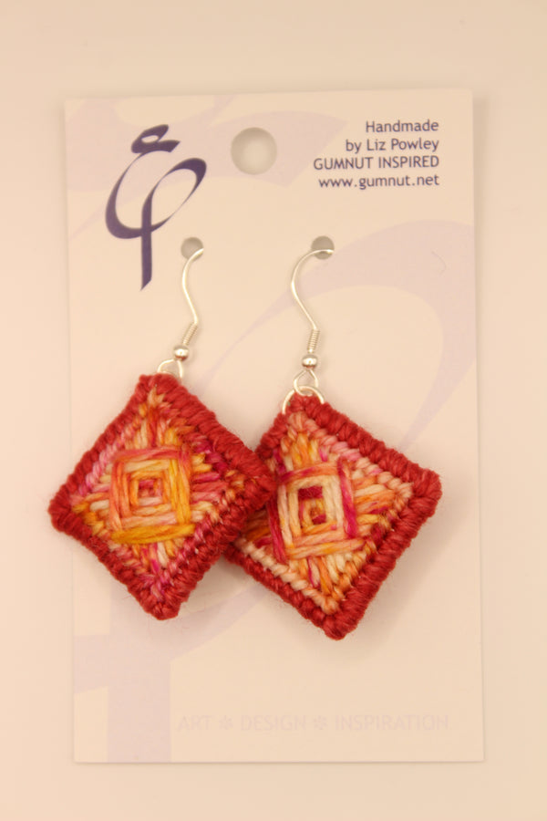 Earrings - Needlepoint - Tutti Fruitti