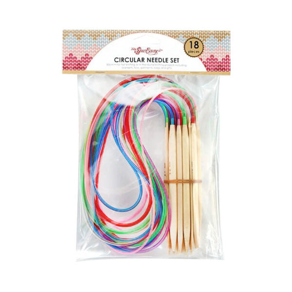 Circular Needle Set - 80cm - 18 pack