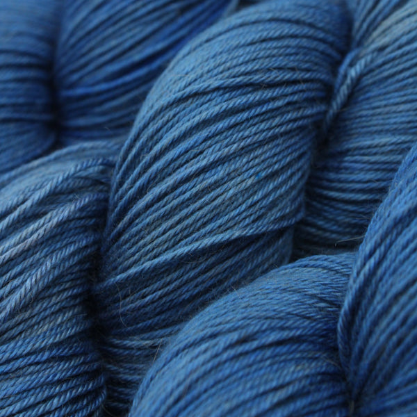 Handdyed Camel Yarn Blue