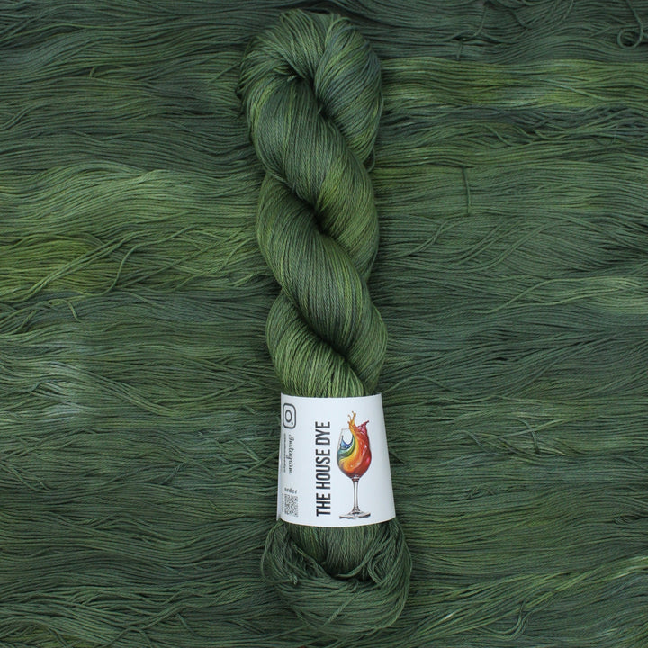 Handdyed Pima Cotton 4ply Green