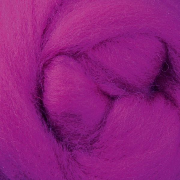 023 Dyed Sliver Magenta - 100gm Bag