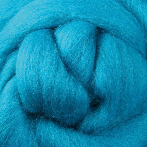 026 Dyed Sliver Turquoise - 100gm Bag