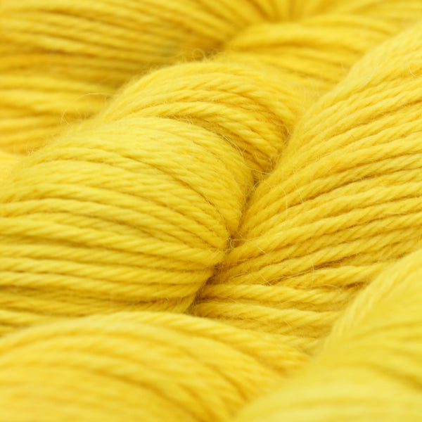 Handdyed Merino Alpaca Cashmere Yarn Yelllow