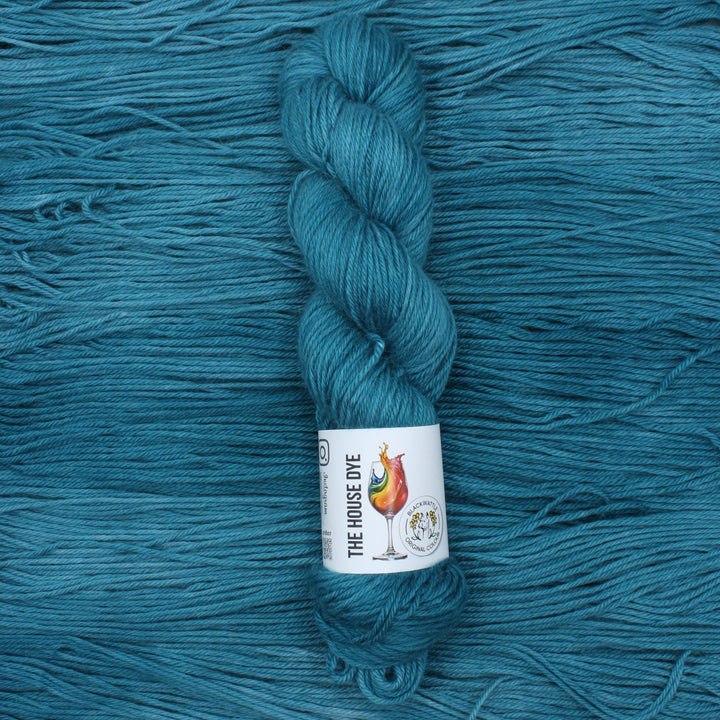Handdyed Merino Alpaca Cashmere Yarn Blue