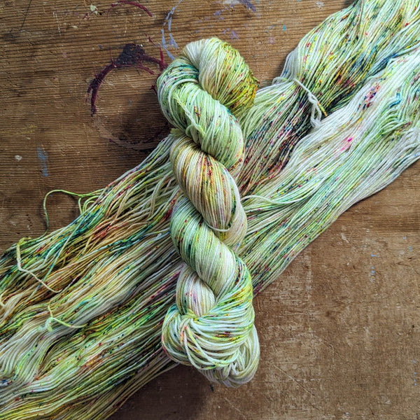 Double Knit - Lime and Soda