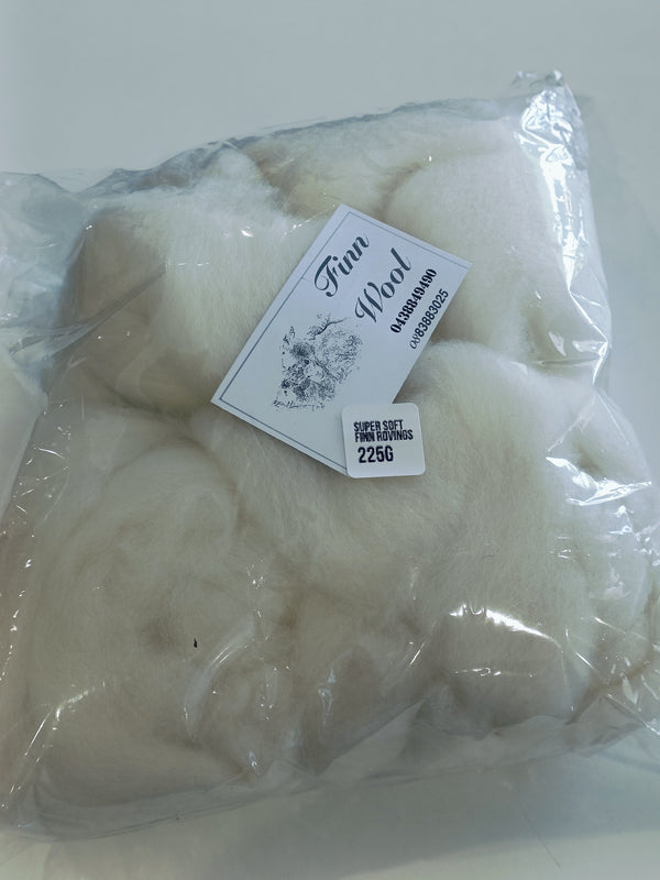 FINN Wool rovings (225g)